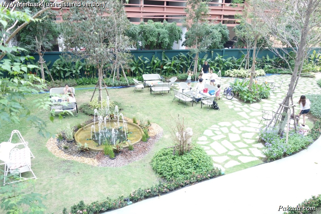 บรรยากาศภายในพระราชวัง เมื่อมองลงมาจากชั้น 2